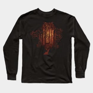Brown forest owl Long Sleeve T-Shirt